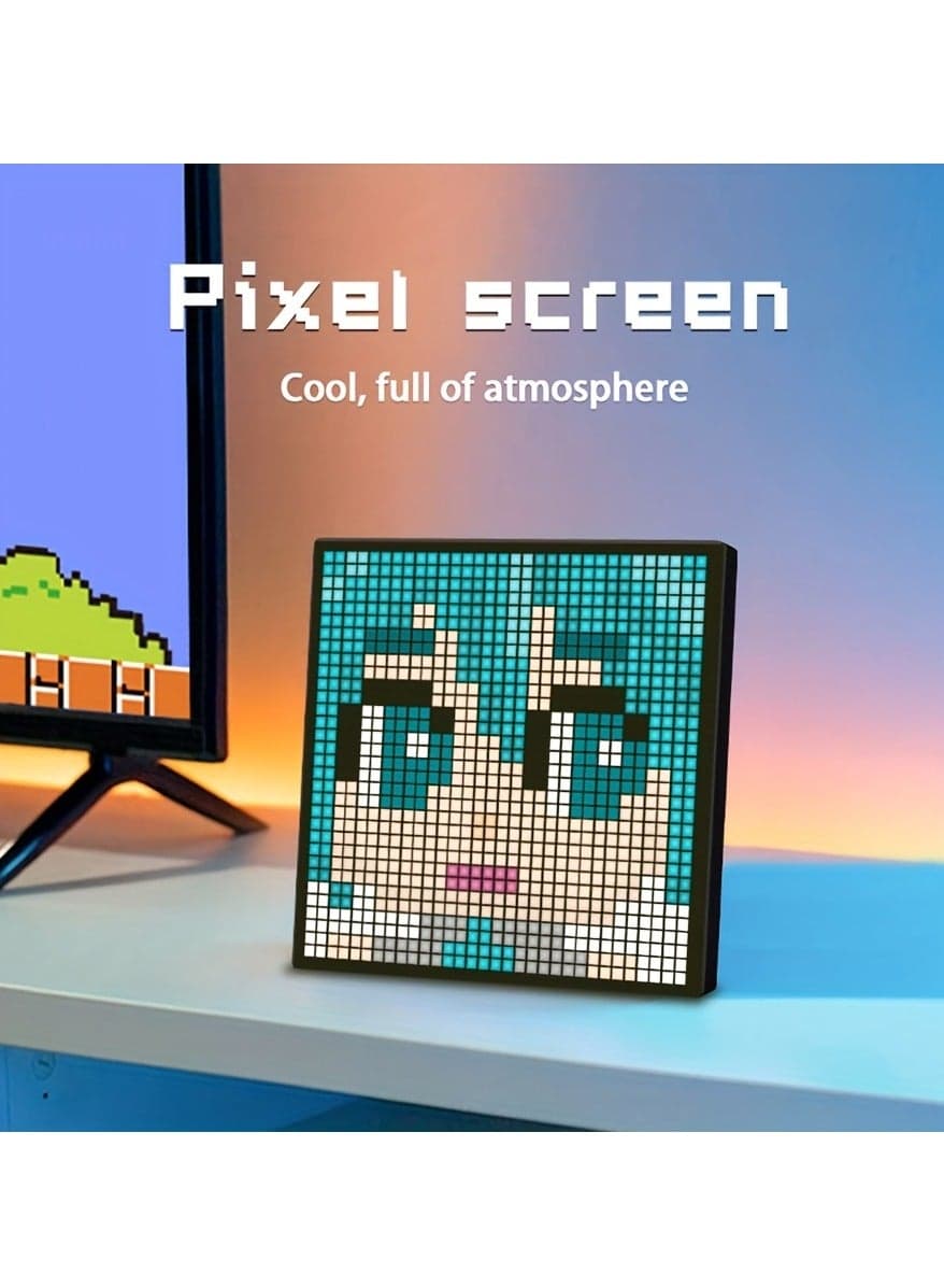 1pc LED Pixel Display - Create Dynamic Visuals with App-Controlled Animation - Perfect for Home Decor, Art, Game Rooms, Bars More - A Unique, Unforgettable Gift Idea 32X32