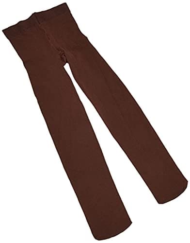 Jefferies Socks Girls 2-6x Pima Cotton Tights, Chocolate, 6-8 Years