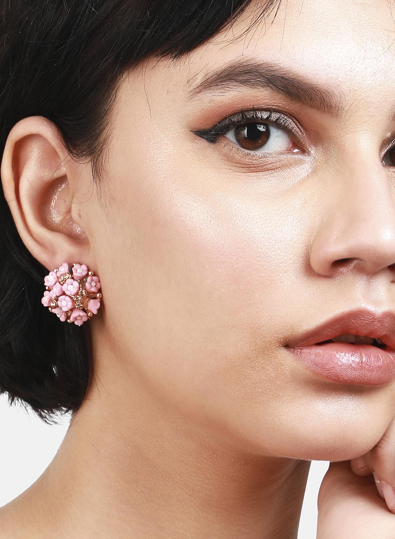Modern Enamel Artificial Stud Earring Jewellery
