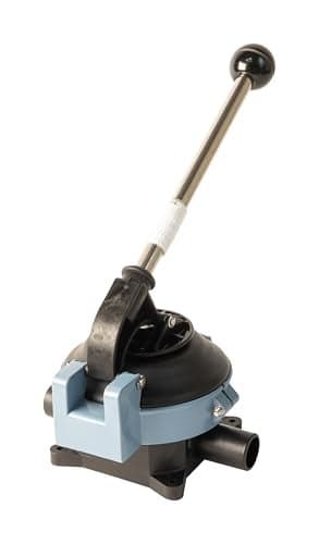 Whale Gusher Titan Manual Bilge Pump Lightweight and Powerful OnDeck Mount Removable Handle Up to 28 GPM for Boats up to 80 Feet BP4402