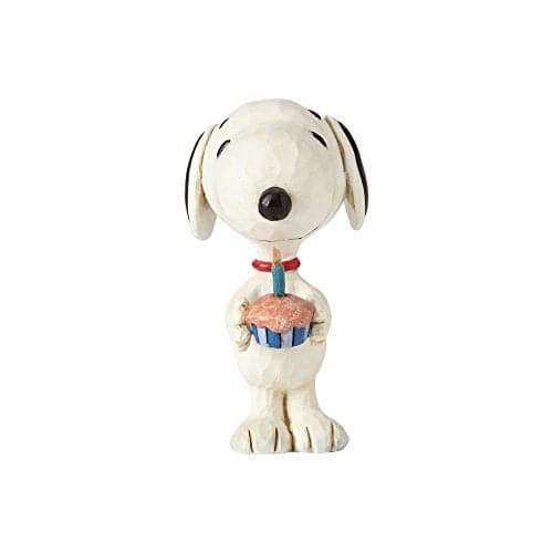 Enesco Peanuts by Jim Shore Snoopy Birthday Mini Figurine