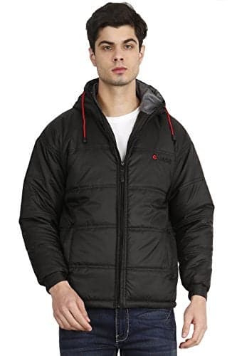 OJASS Jackets for Men Stylish Latest Puffer Winter Jacket for Men Standard Length Jacket Men Full Sleeves Bomber jackets for man winter wear with hoodie