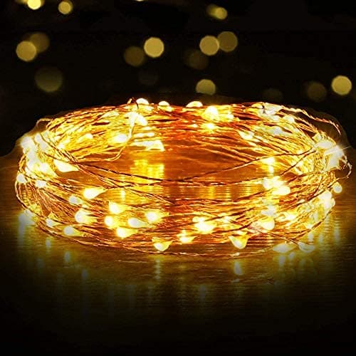 MIRADH Fairy Lights USB Powered String Lights 3M, 30 Led Christmas Lights Fairy String Lights for Party Wedding Festival Bedroom Table Decoration (Warm White, Pack of 1)