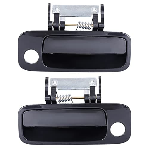 LCWRGS Exterior Outside Door Handle for Toyota Avalon 2000 2001 2002 2003 2004 Front Driver & Passenger Side Door Handle, 80339 80846 69210AC030C0 69220AC030C0, Black