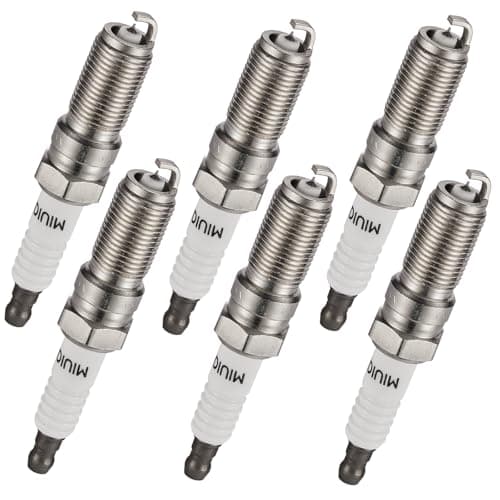BDFHYK Set of 6 Iridium Spark Plug Compatible with Lincoln MKZ MKS MKT MKX,Compatible with Mercury Sable, Edge Fusion Taurus Taurus X Flex,3.5L 3.7L V6,Engine Replacement for 5019 LTR5GP