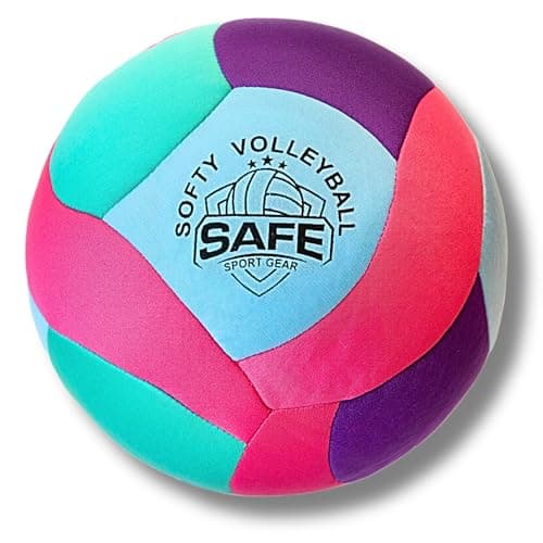 Safe Sport Gear Softy Volleyball Super Soft Designed for PainFree Play Awesome Kids Indoor Ball with a Realistic Feel and Bounce Perfect Ball for House Softy Volleyball Teal