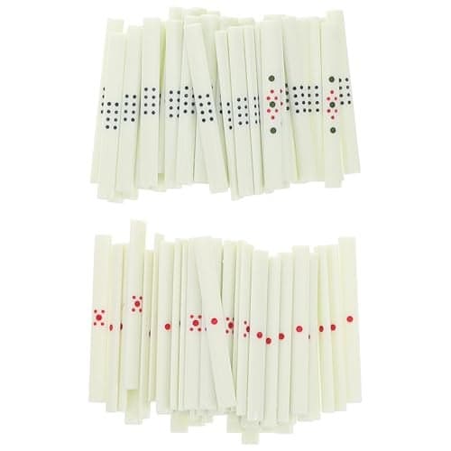 CORHAD Chinese Mahjong Scoring Sticks Set 88Pcs Betting Counting Chips for Mahjong Game Accessories Fair Game Room Use