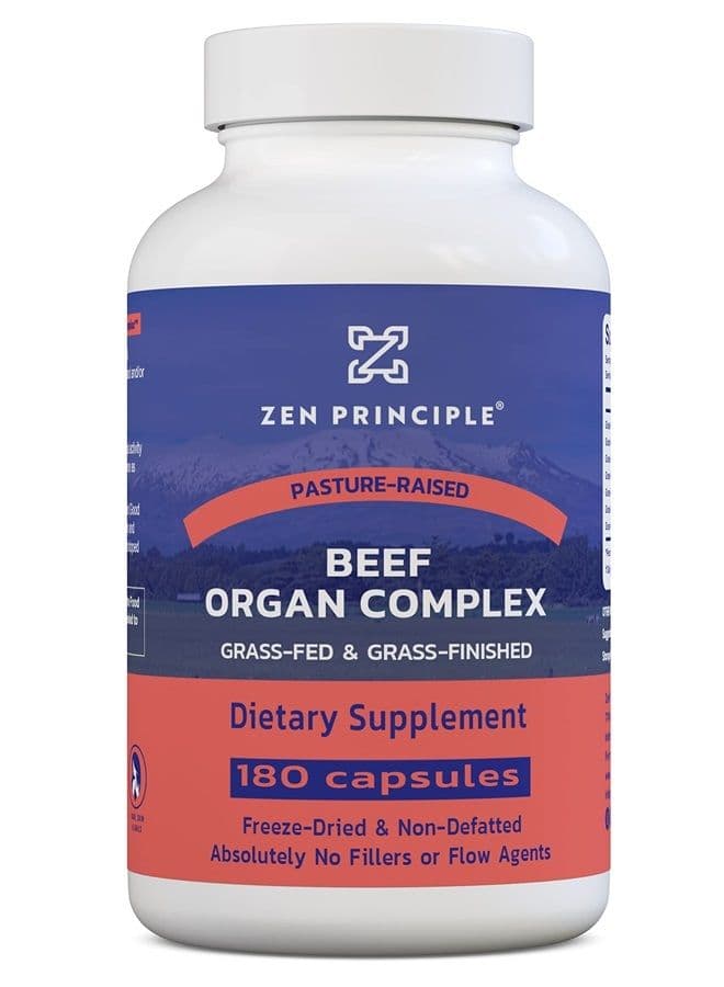 Grass Fed Beef Organs - Desiccated Liver, Heart, Kidney, Pancreas, Spleen, Intestine, Tripe/Stomach. Beef Organ Supplements