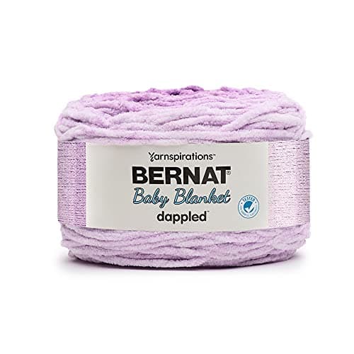 Bernat Baby Blanket Dappled Crocus Faerie Yarn Ball of 300g105oz Polyester 6 Super Bulky 220 Yards KnittingCrochet