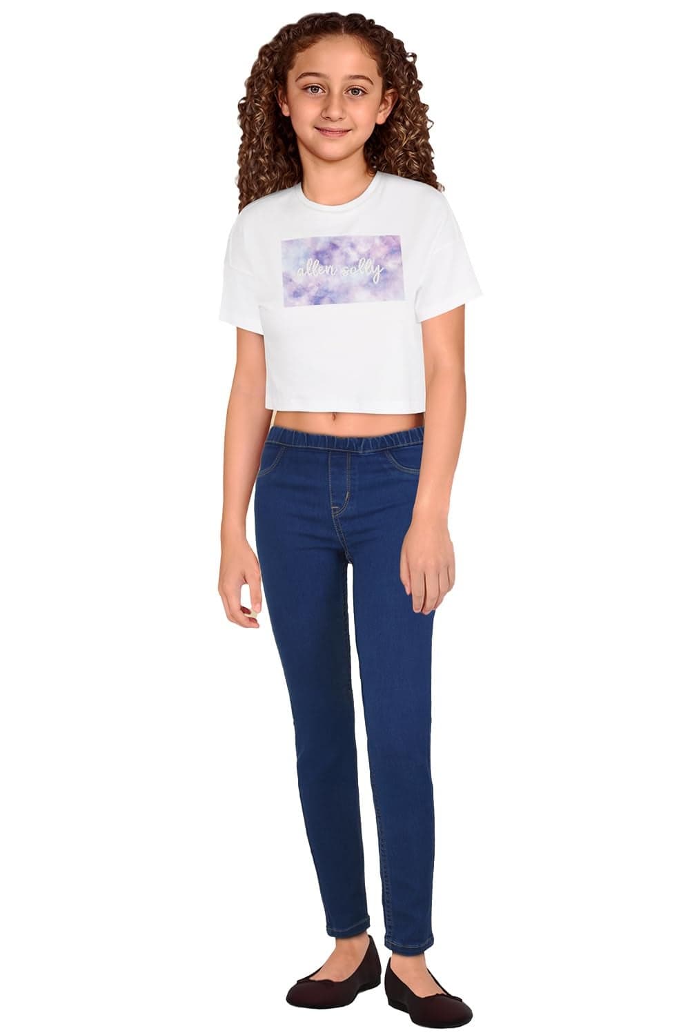 Allen Solly Girls Jeans Black