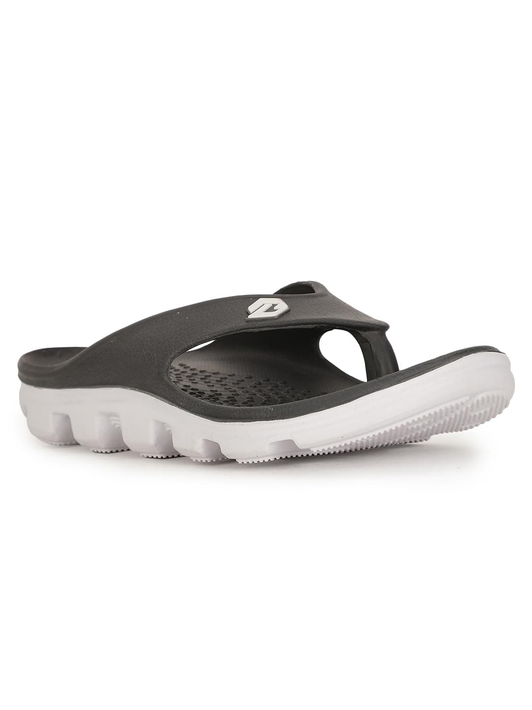 Bata Neymar Men's Dark Grey Flip Flops - 10 UK (8772920)