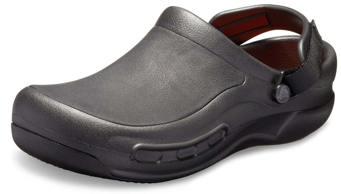 Crocs Unisex-Adult Bistro Pro LiteRide Clog, Slip Resistant Work Shoes, Black, 7 Men/9 Women