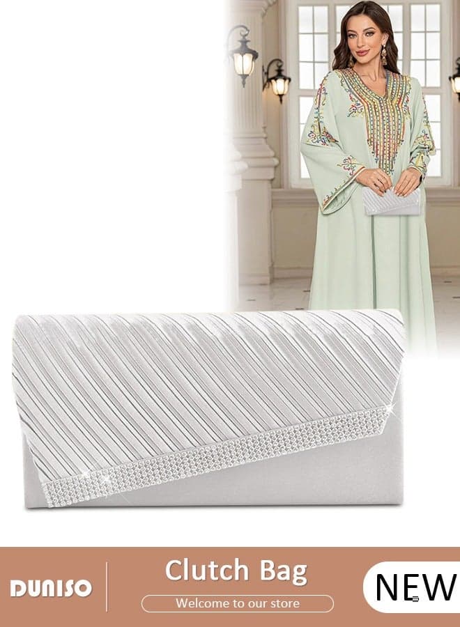 Womens Evening Clutch Bag All-matching Handbag Exquisite Evening Clutch Bag Banquet Wedding Clutch Purse Fashion Clutch Purse For Women All-match Shoulder Bag Evening Clutch Bag