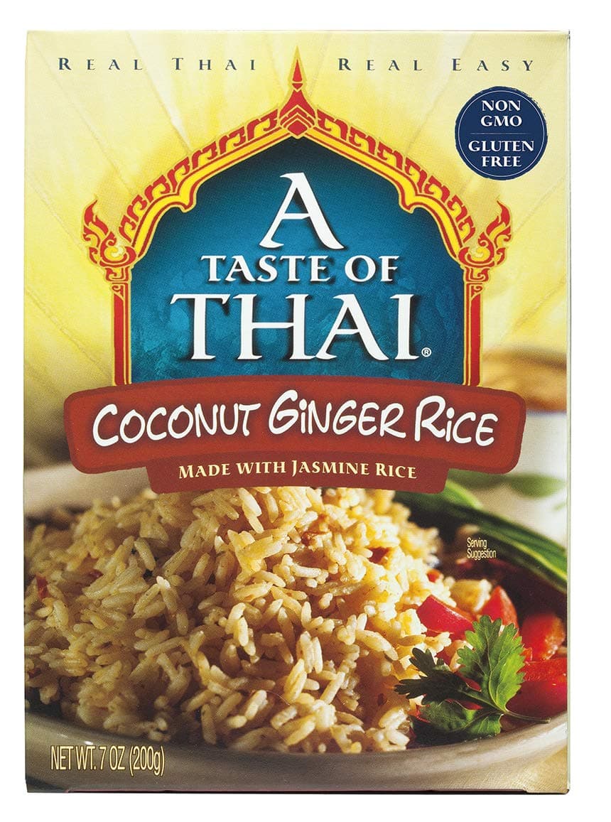 A Taste of Thai Coconut Ginger Jasmine Rice 7Ounce Boxes Pack of 6