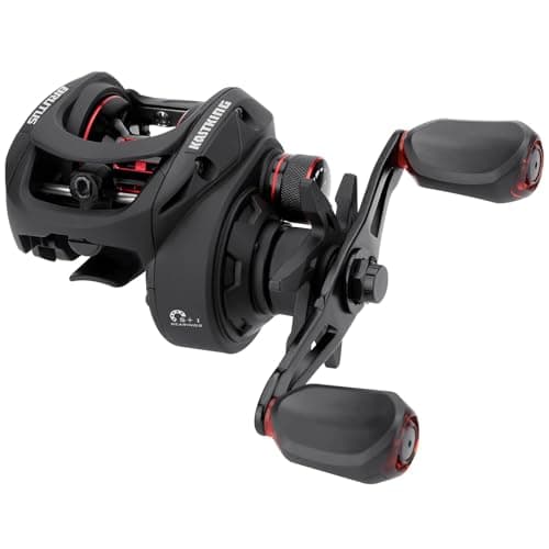 KastKing Brutus Baitcasting Fishing Reel Graphite Frame 721 Gear Ratio 51 Shielded StainlessSteel Ball Bearings10 Button Magnetic Braking System 176LB Carbon Fiber Drag Left Hand