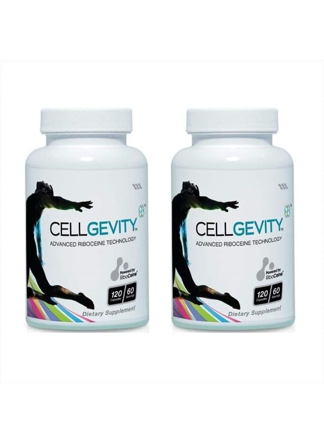 Cellgevity, Advanced Riboceine Technology, 120 Vegetable Capsules, 60 Servings (Pack of 2)