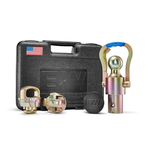BW Trailer Hitches AmericanMade OEM Gooseneck Ball Safety Chain Kit for Ford GM Nissan GNXA2061