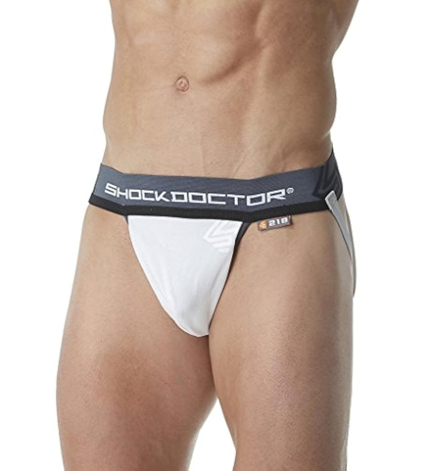 Shock Doctor Men's XX-Large 221 Athletic Supporter Jockstrap, White, Adult: XX-Large