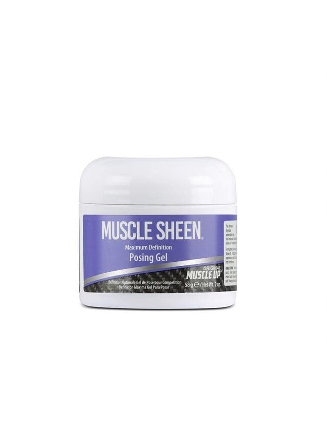 , Muscle Sheen, Posing Gel, Maximum Definition, Stage Sheen, 2 oz.
