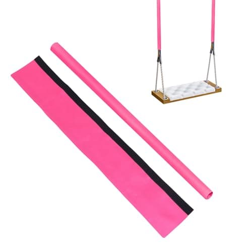 2PCS Swing Chain CoverChain Covers for SwingsSuitable for Swing Accessories to Prevent Hand Injuries and Rust Stains Chain Sleeves are Suitable for Use in Gardens Terraces and PorchesHot Pink