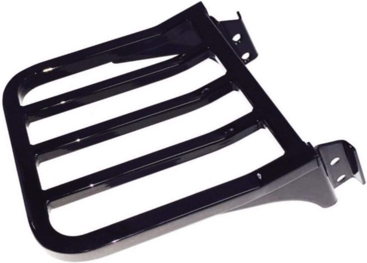Gloss Black Five Bar Sport Luggage Rack for Harley Davidson Motorcycles