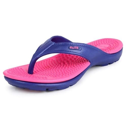 FLITE Women's FL0291L NAVY BLUE PINK Slippers 7 (FL0291LNBPK0007)