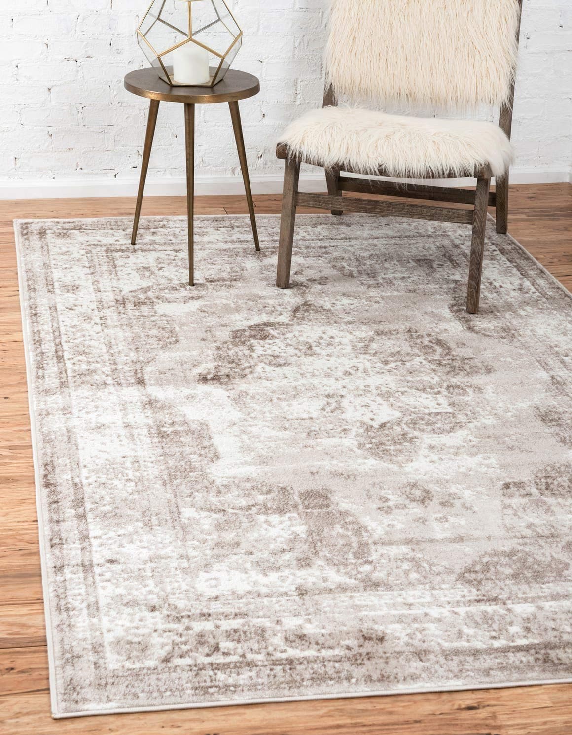 Unique Loom Sofia Collection Area Rug Salle Garnier 4 1 x 6 1 Rectangle Beige Ivory