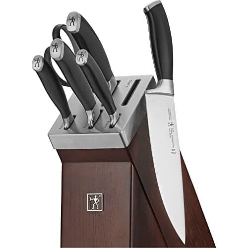 HENCKELS Elan Knife Block Set, 7-pc, Matte Black