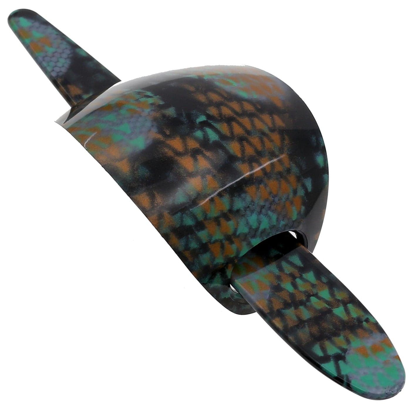 Camila Paris CP3243 French Hair Bun Holder Cover Cap Hair Updo, Turquoise, Hair Pin Thru, Strong Hold Grip Hair Clips for Women, No Slip and Durable Styling Girls Hair Accessories, Made in France