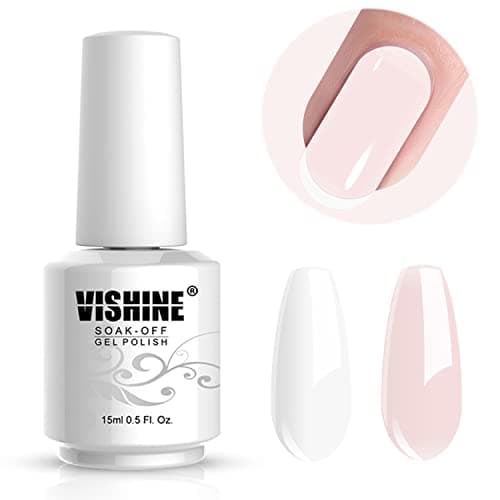 Vishine 2 Colors 15ml Nail Gel Polish Set Black Dark Red Wine Color Soak Off UV LED Varnish Long Lasting Nail Art Classic Collection