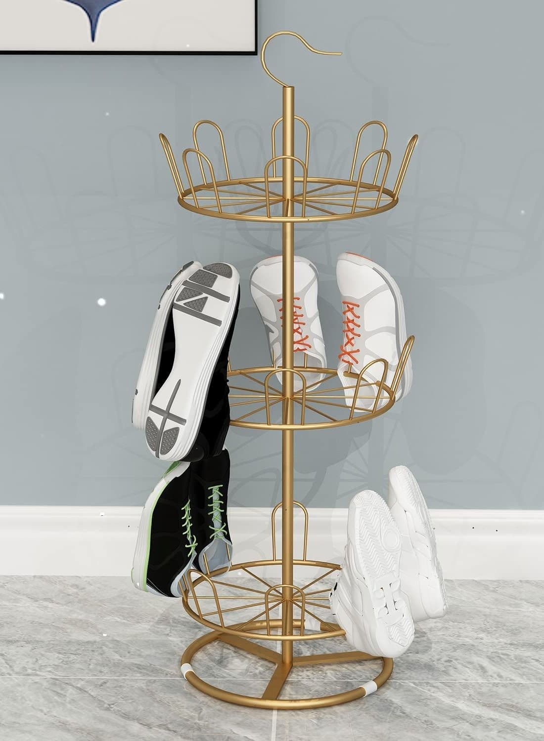 Iron simple slipper rack living room indoor dormitory bathroom bathroom creative drainage shoe rack