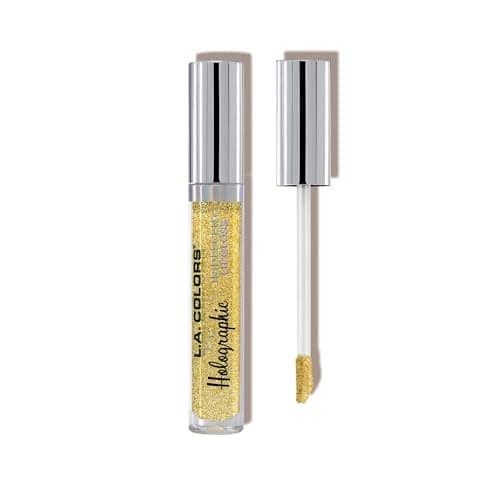 LA COLORS Holographic Iridescent Lipgloss Gold Rush CLG422