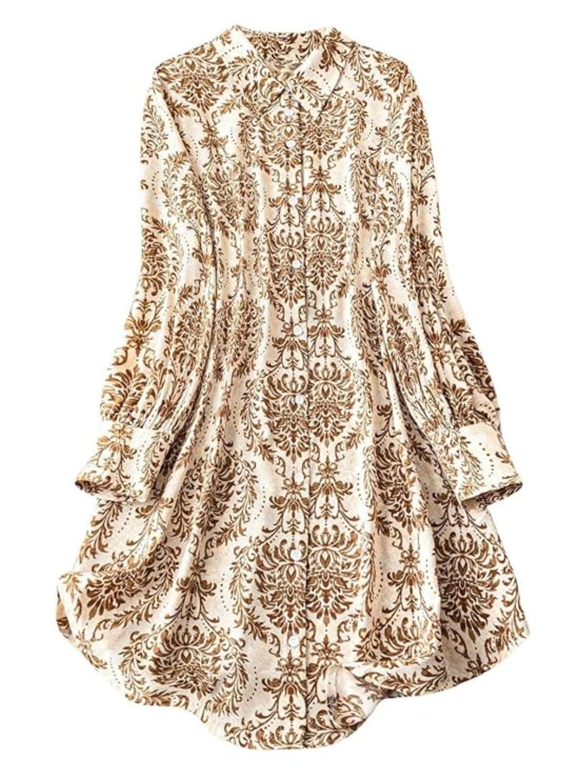 Leriya Fashion GRECIILOOKS Women’s One Piece Dress – Stylish Midi Party Drass for Women | Summer Casual Wear for Events, Date & Evening Look Brown