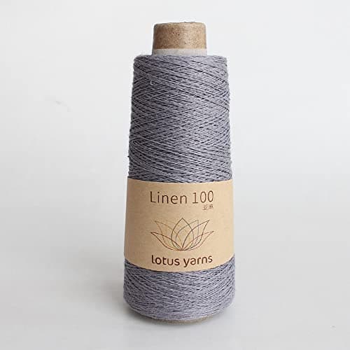Lotus Yarns 100 Natural Linen Lace Weight Hand Knitting Crochet Yarn 100gcone for Summer Fashion Garments Baby Clothes Soft and Cool 14