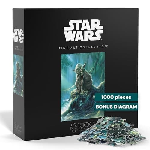 Buffalo Games Star Wars Yoda 1000 Piece Jigsaw Puzzle For Adults Challenging Puzzle Perfect for Game Nights Finished Size is 2675 x 1975