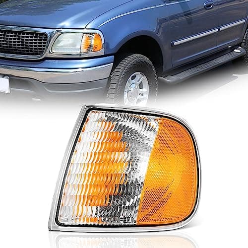 WEELMOTO Signal Light Replacement Compatible with 1997-2003 FORD F-150 F-250 Expedition OE Parking Corner Turn Signal Marker Light 97-03 Driver Side Left Does NOT fit models produced before July 1996