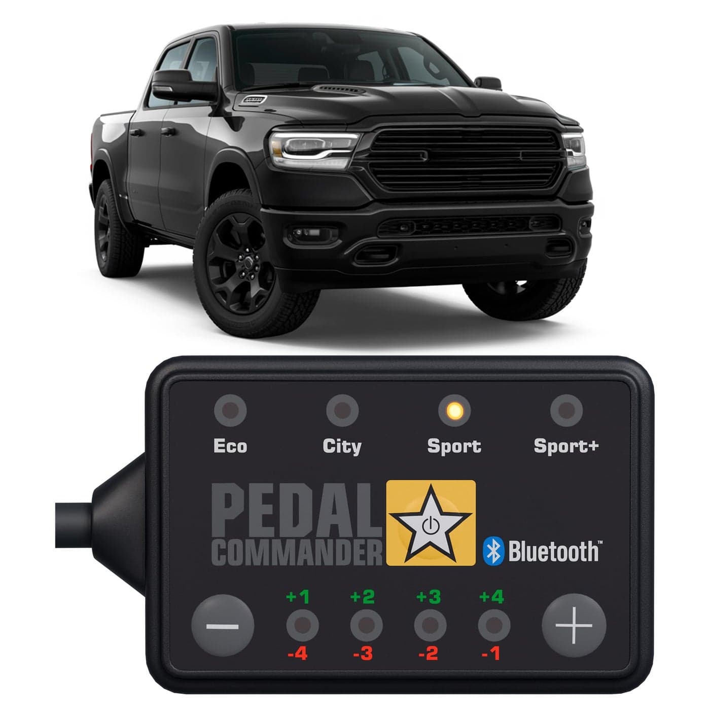 PEDAL COMMANDER Throttle Controller Compatible with Ram 1500 New Body Style 20192025 GasDiesel PlugandPlay Upgrade 4 Driving Modes App Control AntiTheft OffRoad Performance Mods Truck Parts