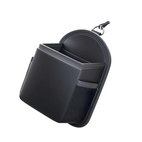 CyperFair Car Air Vent Storage Bag Organizer Pocket Multifunctional Air Conditioner Vent Organizer for ID Cards Glasses Phones Pens Keys Keeps Your Car Neat Tidy for Stressfree Journey Black