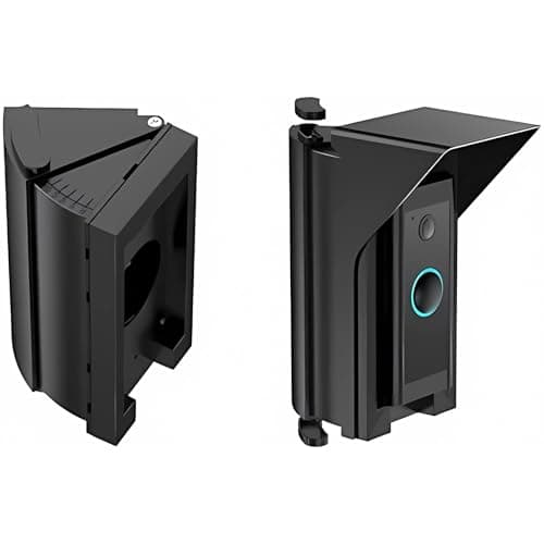 OLAIKE Waterproof 30 to 60 Degree Doorbell Angle Mount for Video Doorbell 1/2/3/3Plus/4/Wired/Pro/Pro2/(2020 Release), Blink and Nest Doorbell Battery/Wired, Black