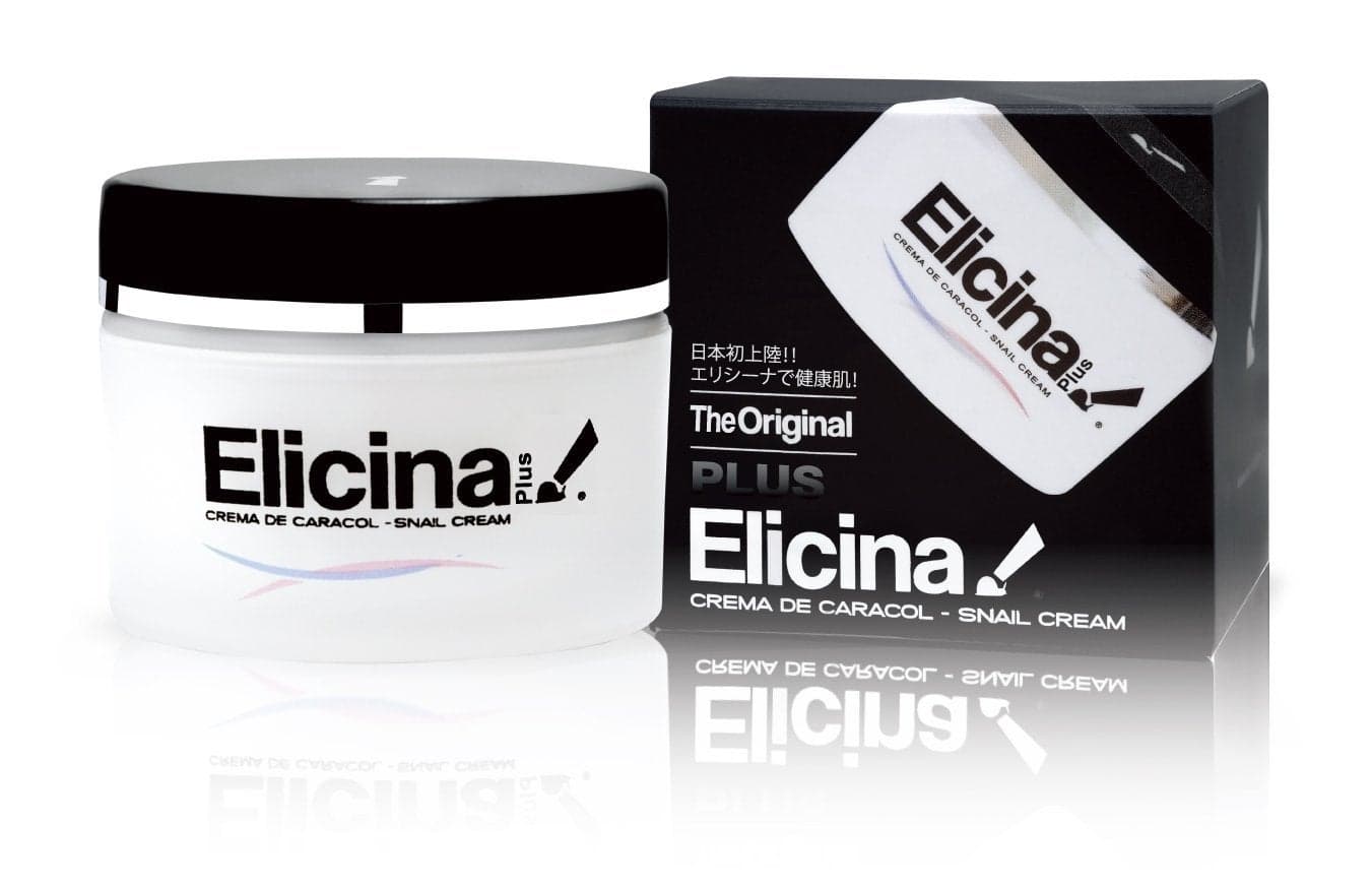 Elicina PLUS Crema de Caracol Snail Cream with Moisturizer 13 oz 40g