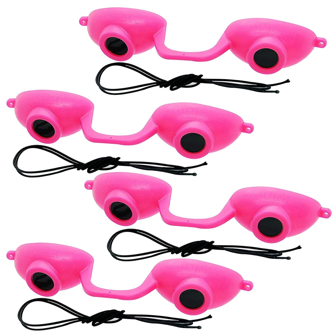 EVO FLEX Sunnies Flexible Tanning Bed Goggles Eye Protection UV Glasses 4 Pack Pink FDA Compliant