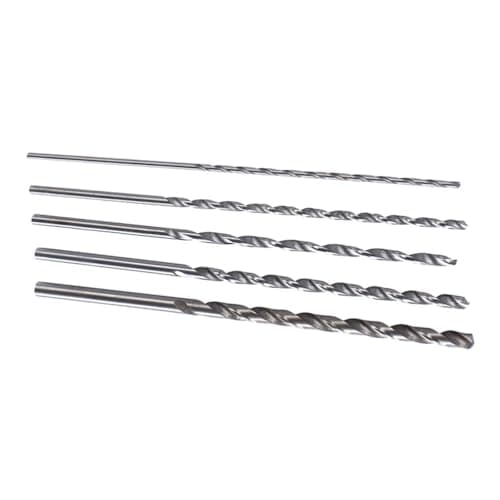 Artibetter Extended Twist Drill Bit 0.39X5.91 Inch High-Speed Steel Drill Bit for Metal Wood Plastic Drilling with Straight Shaft and Wear-Resistant Design
