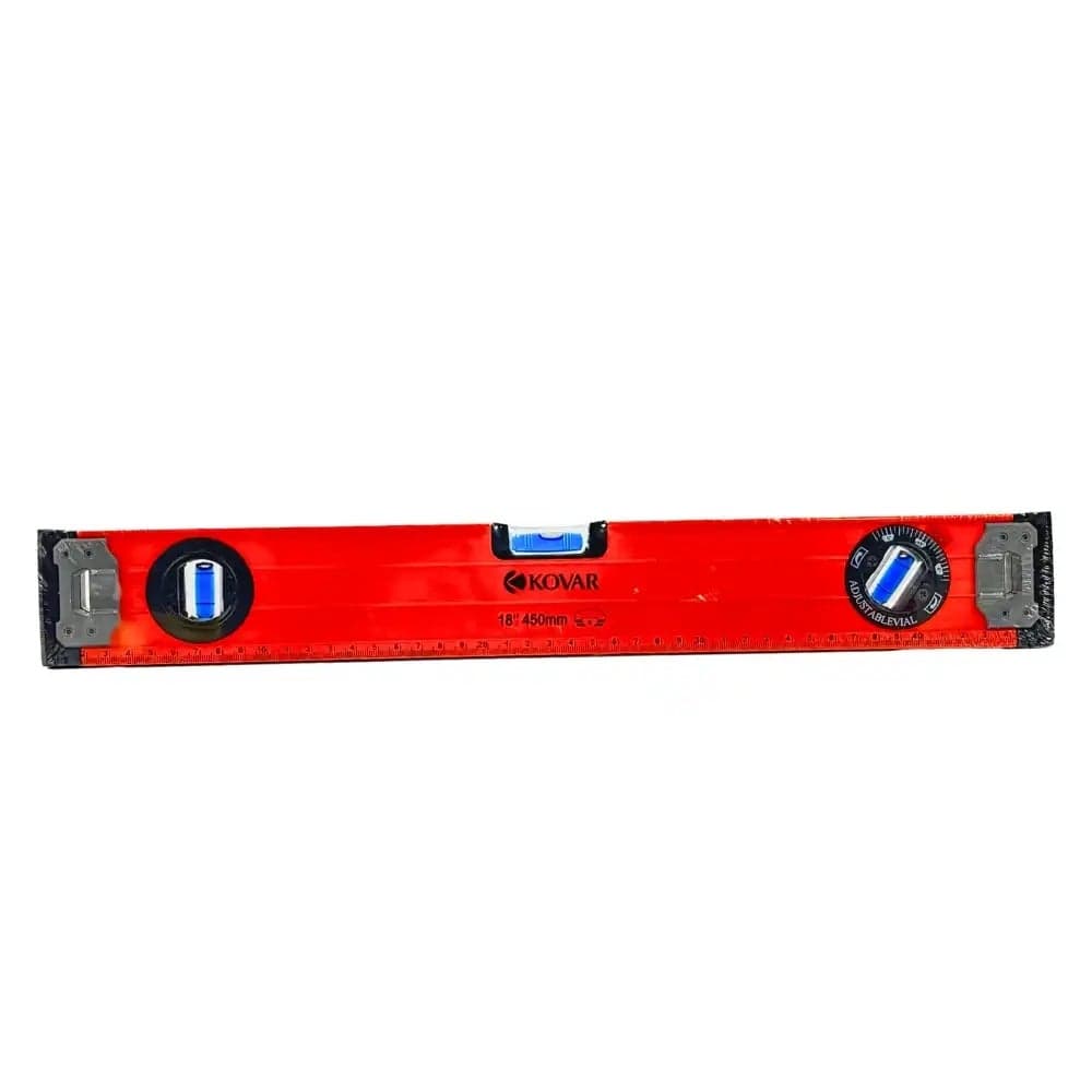 Kovar 18 Inch Water Level Indicator Aluminium Magnetic Level Scale- Orange