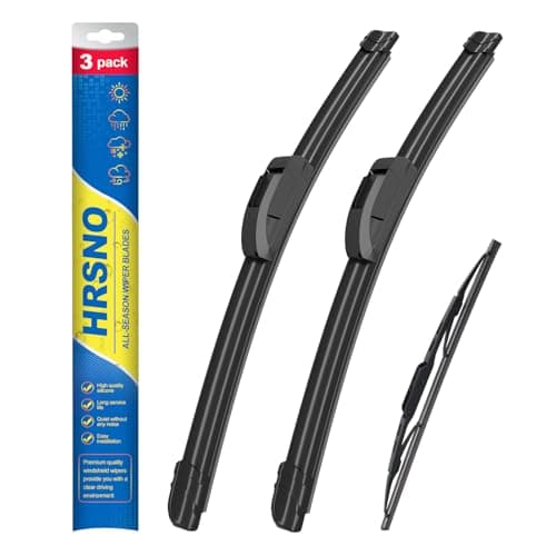 HRSNO 18"+18" Windshield Wipers With 13" Rear Wiper Blade Sets Automotive Replacement for Ford Explorer 1995-2001,Easy For Installation (Pack of 3)