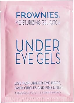 Frownies Eye Gel Patches 3 pack Moisturising treatment for puffy bags under around eyes Anti Wrinkle