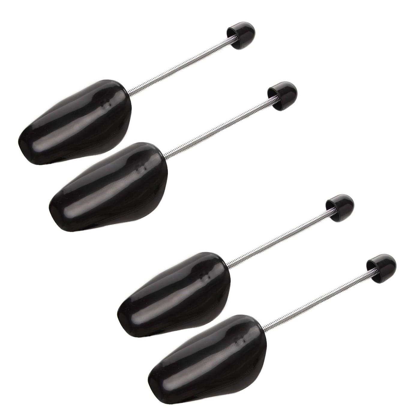 ZJHSXDR 2 Pairs Plastic Shoe Tree Stretcher Shaper for Men Black