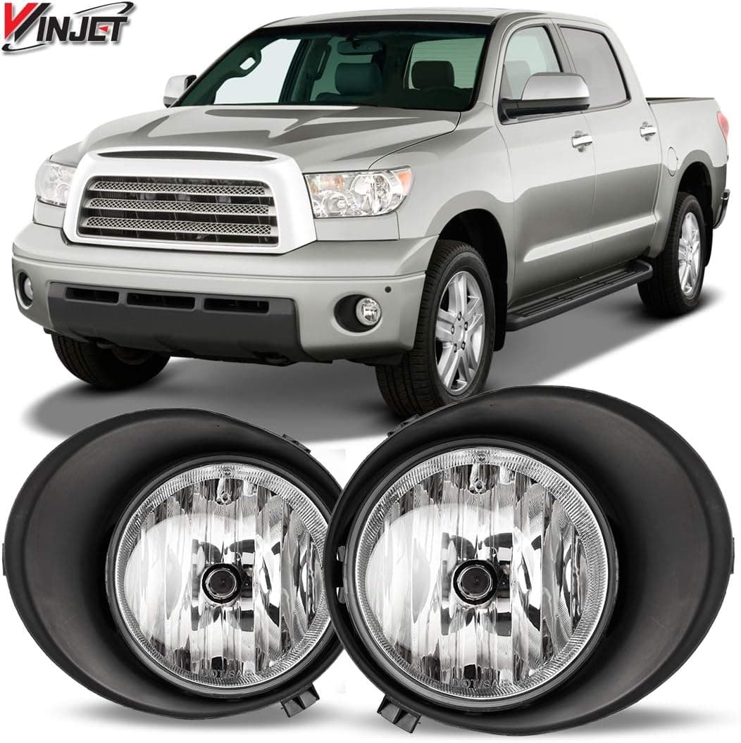 Winjet Fog Lights Kit for 2007-2013 Toyota Tundra with Switch and Wiring