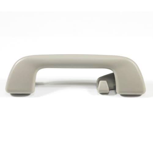 Krobelus Auto Roof Pull Handle Grab Rail Grey with Hook LH=RH Universal for Toyota for Corolla for Rav4 Yaris Vios OEM:74610-52020 (Rear Handrail with Hook(Beige Gray) 1 Pcs)