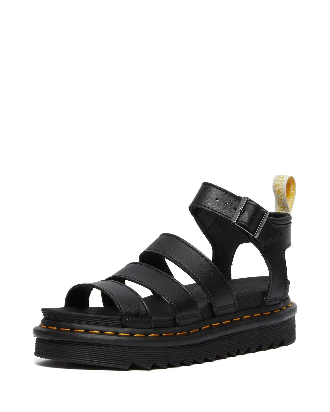 Dr. Martens Women's V Blaire Fisherman Sandal, Black Felix Rub Off, 10
