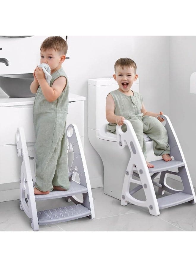 PRIMLECT Potty Training Toilet Seat with Step Stool Ladder